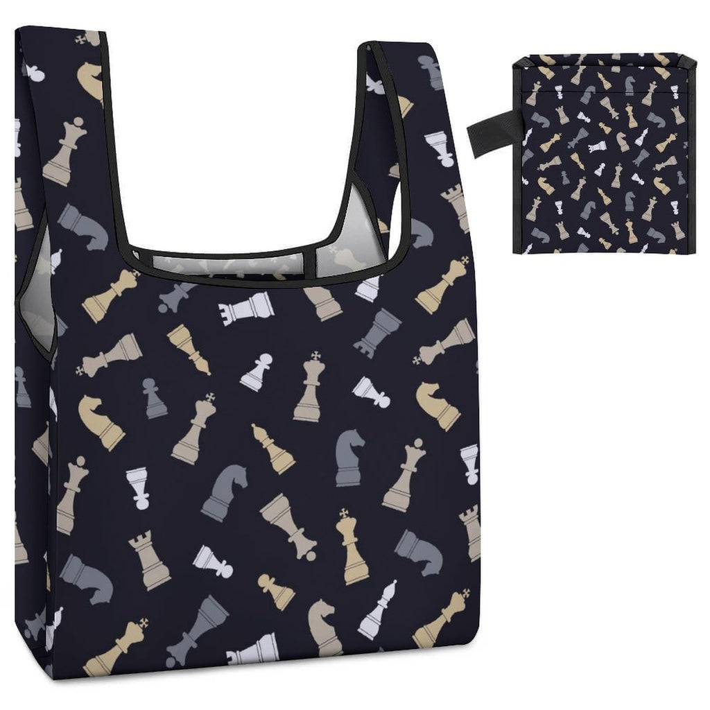 Chess Pattern - Collapsible Shopping Bag