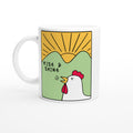 Rise And Shine - White 11oz Ceramic Mug Default Title White 11oz Mug animal Globally Fulfilled