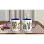 Plant Lover 11oz Ceramic Mug Ceramic Blue 11 oz Mug Globally Fulfilled Plants
