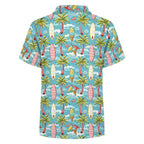 Summer Surf Kids Youth Short Sleeve Button Up Shirt
