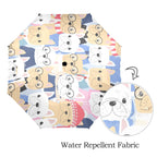 Dog Crowd - Semi-Automatic Foldable Umbrella (Model U12) Semi-Automatic Foldable Umbrella (U12)