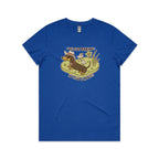 Dachshund, I've Got Friends In Low Places Women's AS Colour T-shirt Bright Royal Womens T-shirt animal Printed In Australia