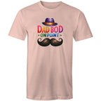 Dad Bod On Point - Mens T-Shirt Pale Pink Mens T-shirt Dad Printed In Australia