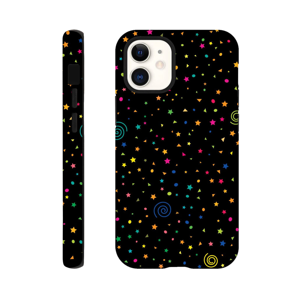 Stars And Swirls - Apple iPhone Tough case iPhone 12 Mini iPhone Tough Case Globally Fulfilled