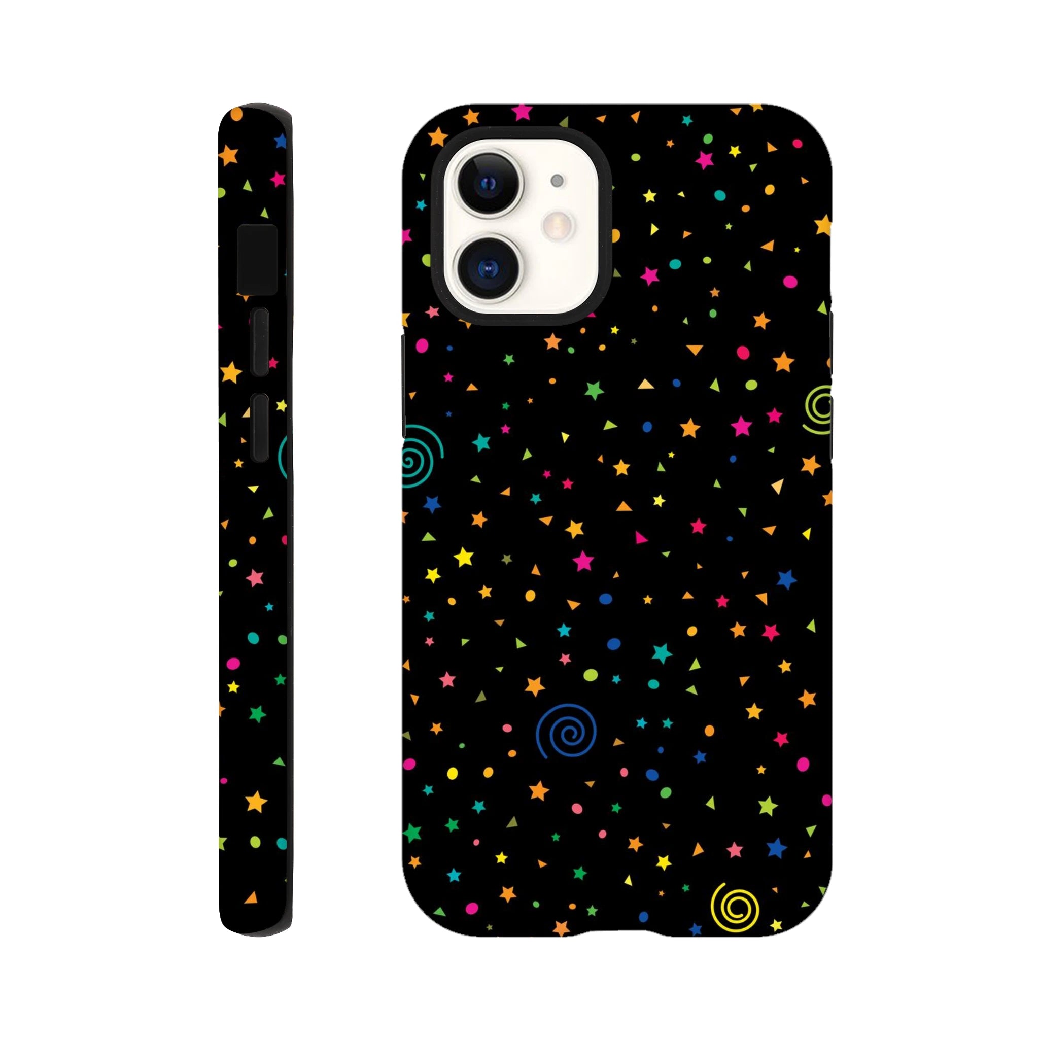 Stars And Swirls - Apple iPhone Tough case iPhone 12 Mini iPhone Tough Case Globally Fulfilled