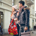 Comic Book Red - Collapsible Shopping Bag