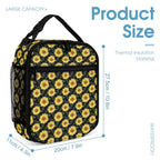 Painted Sunflower Backpack, Lunch Bag & Pencil Case Set