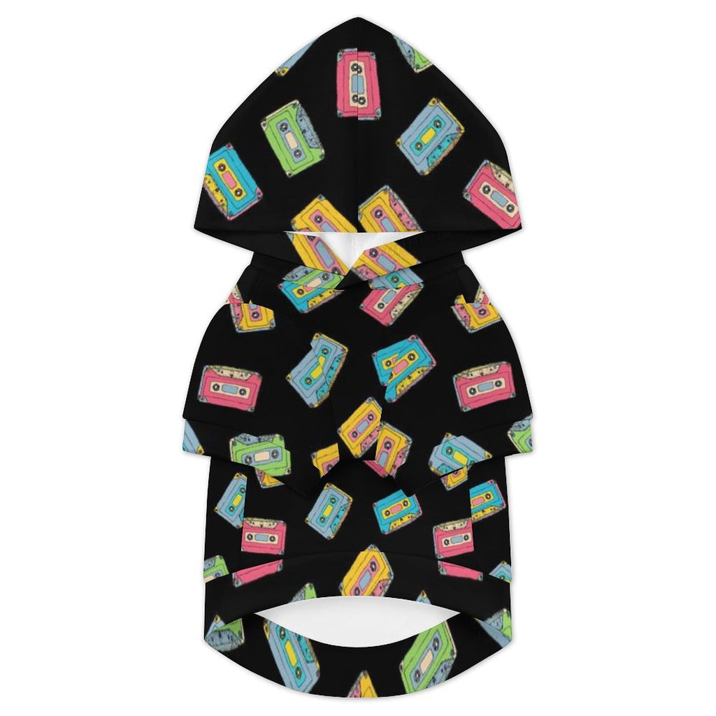 Cassette Tapes Pet Hoodie (Small Size)
