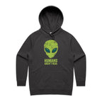 Alien, Humans Aren't Real Women's AS Colour Hoodie
