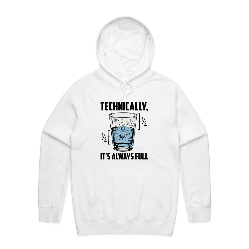 Glass Half Full Men's AS Colour Hoodie