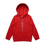DNA - Kids Hoodie Red Kids Hoodie Printed In Australia