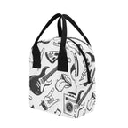 Rock Music - Zipper Lunch Bag Zipper Lunch Bag Printed Offshore