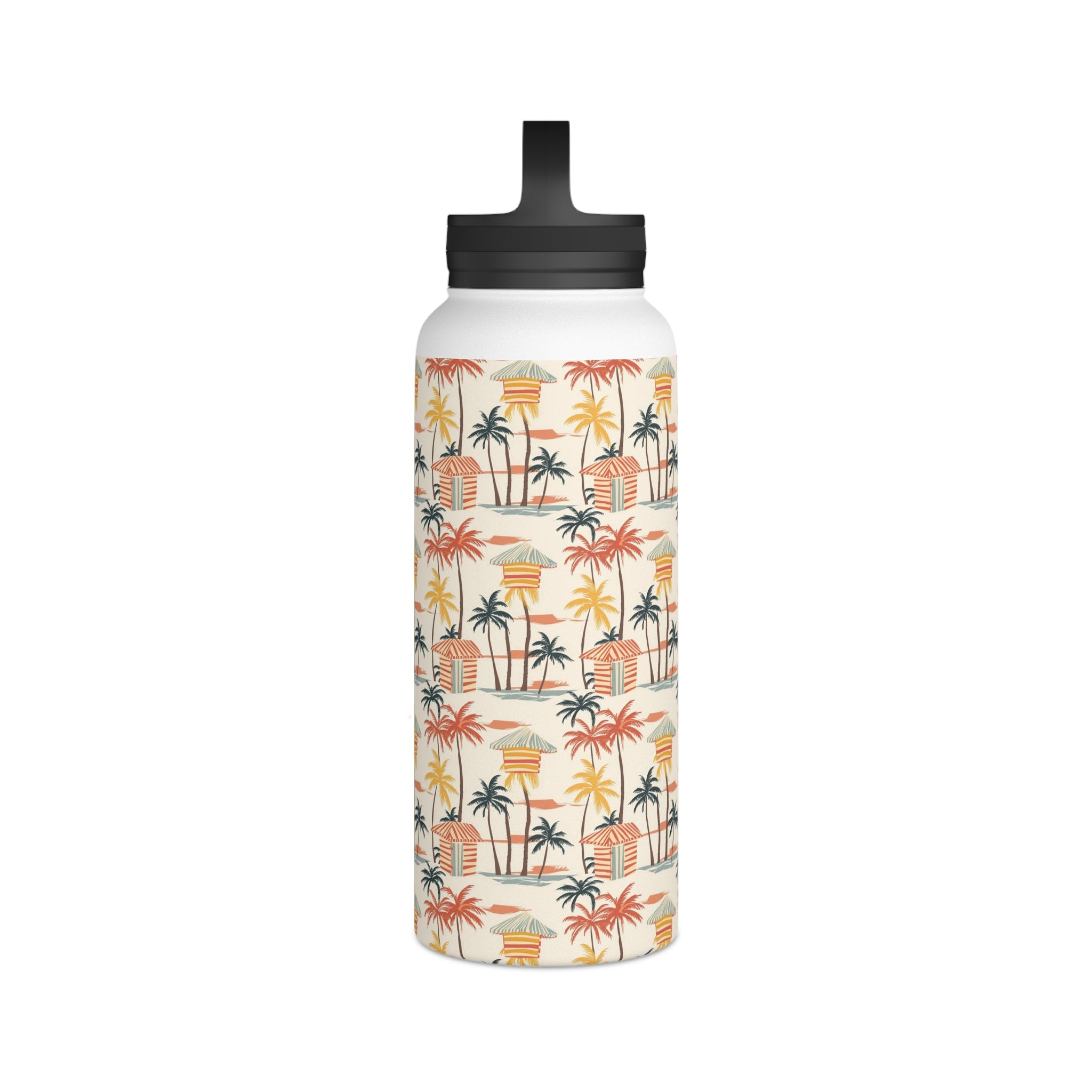 Beach Shack Stainless Steel Water Bottle, Handle Lid Stainless Steel Water Bottle With Handle Lid Globally Fulfilled Surf