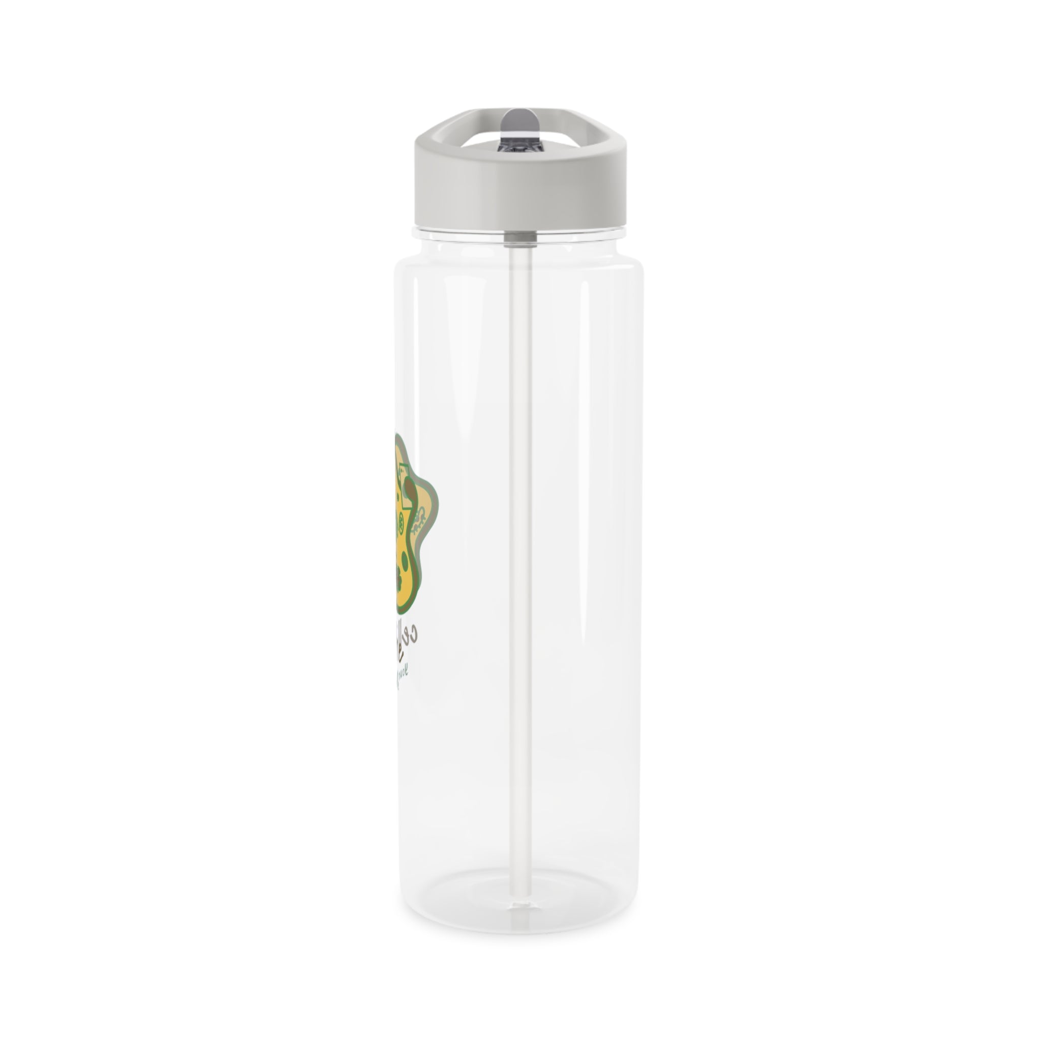 Personalised - Cell-fie, Selfie Cell - Clear Tritan Water Bottle