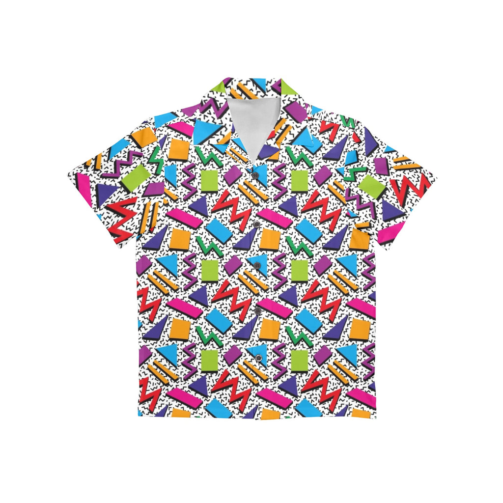 Graphic 80's Junior Kids Hawaiian Shirt