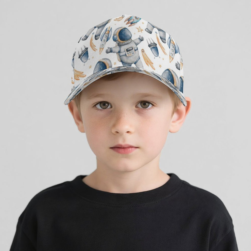 Astronauts And Rockets Kids Baseball Cap Kids Baseball Hat Printed Offshore Space