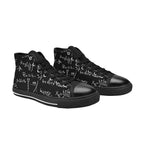 Equations - Men's High Top Canvas Shoes