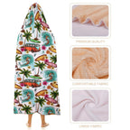 Surfing Safari Kids Hooded Blanket 100cm x 130cm