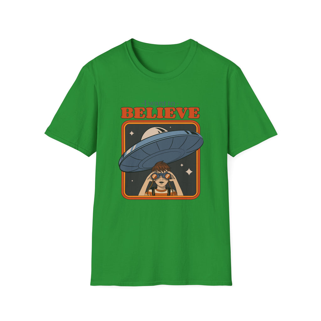 I Want To Believe, UFO - Unisex Softstyle T-Shirt
