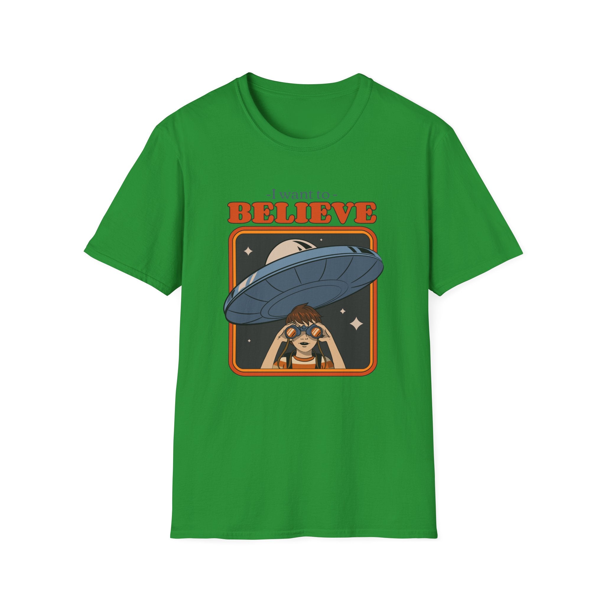 I Want To Believe, UFO - Unisex Softstyle T-Shirt