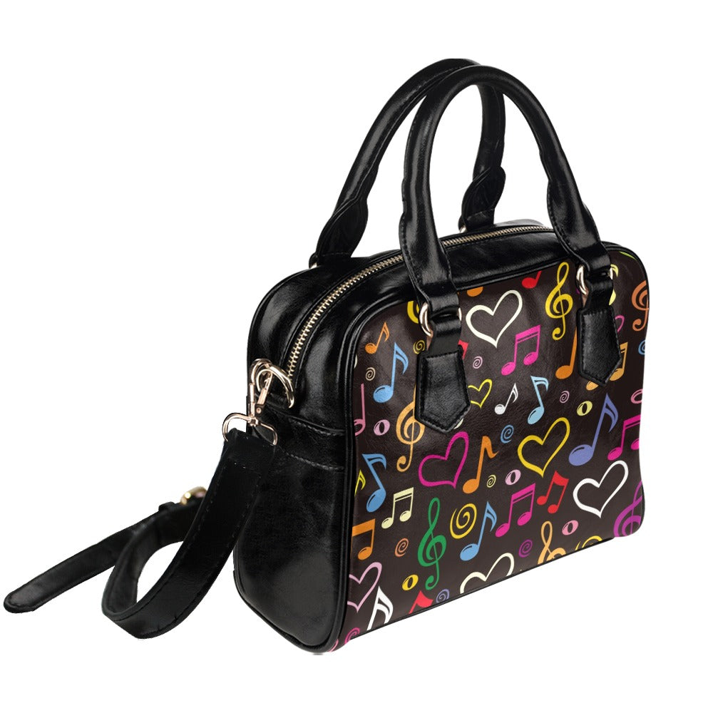 Music Notes - Shoulder Handbag (Model 1634) Shoulder Handbags (1634)