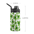 Three Leaf Clover - Kids Water Bottle with Chug Lid (12 oz) One Size Kids Water Bottle with Chug Lid Plants Printed Offshore