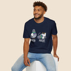 Pigeon vs Pigeoff Unisex T-Shirt Unisex Adult T-shirt Birds Globally Fulfilled