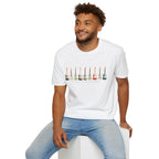Guitars In Every Colour - Unisex Softstyle T-Shirt