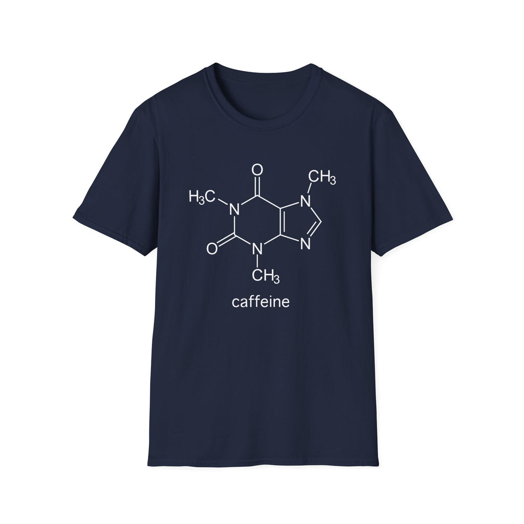 Caffeine Molecule - Unisex Softstyle T-Shirt