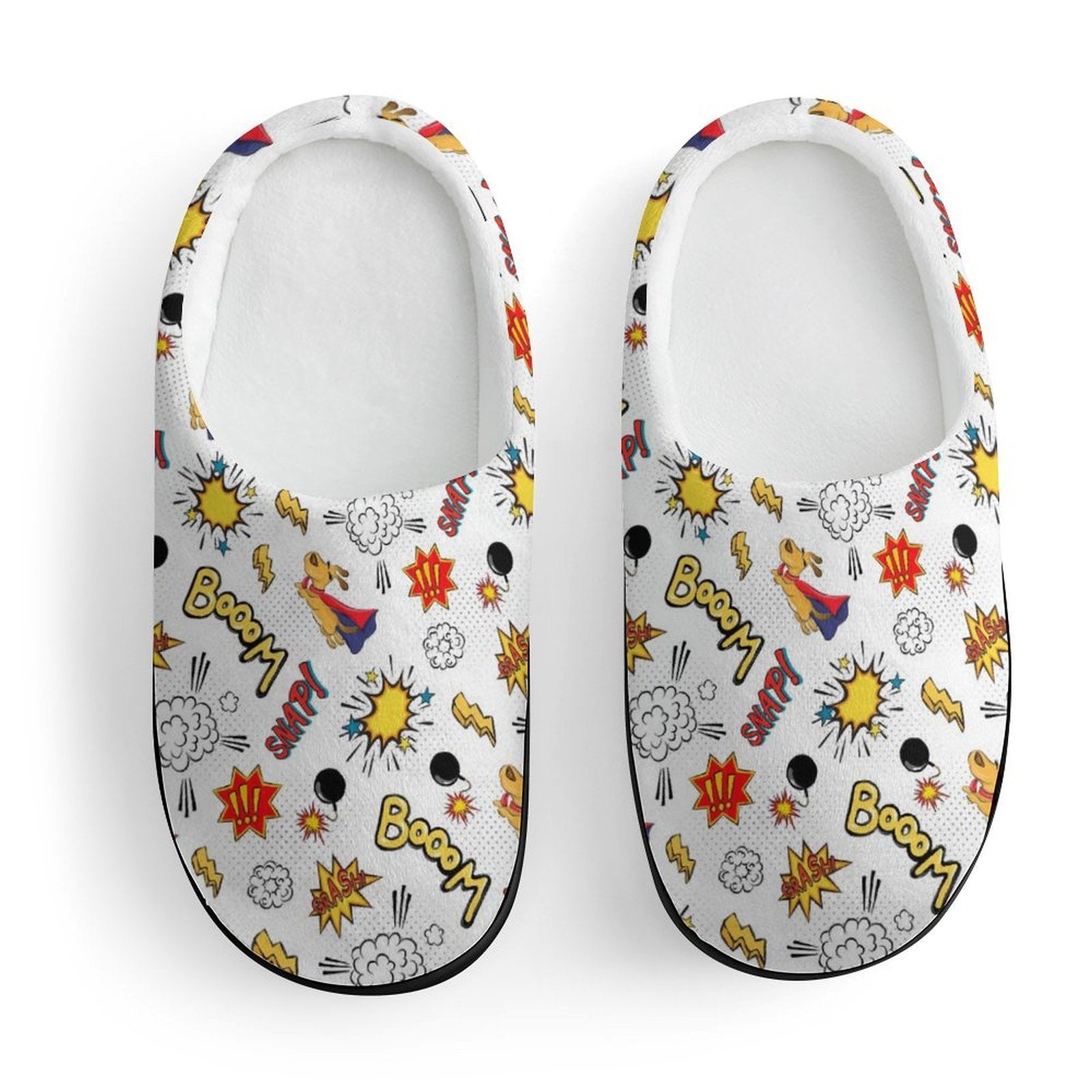 Super Dog Kids Cotton Slippers