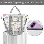 Dinosaur Garden Duffle Bag-Simple (Model 1715) Duffle Bag-Simple (1715)