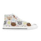 Baby Animals - Kids' High Top Canvas Shoes Kids High Top Canvas Shoes animal Printed Offshore