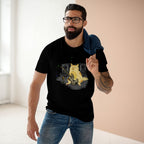 Cat Bass Player - Men's Staple Tee Black Mens Premium T-Shirt Animal Music Printed in AU and US