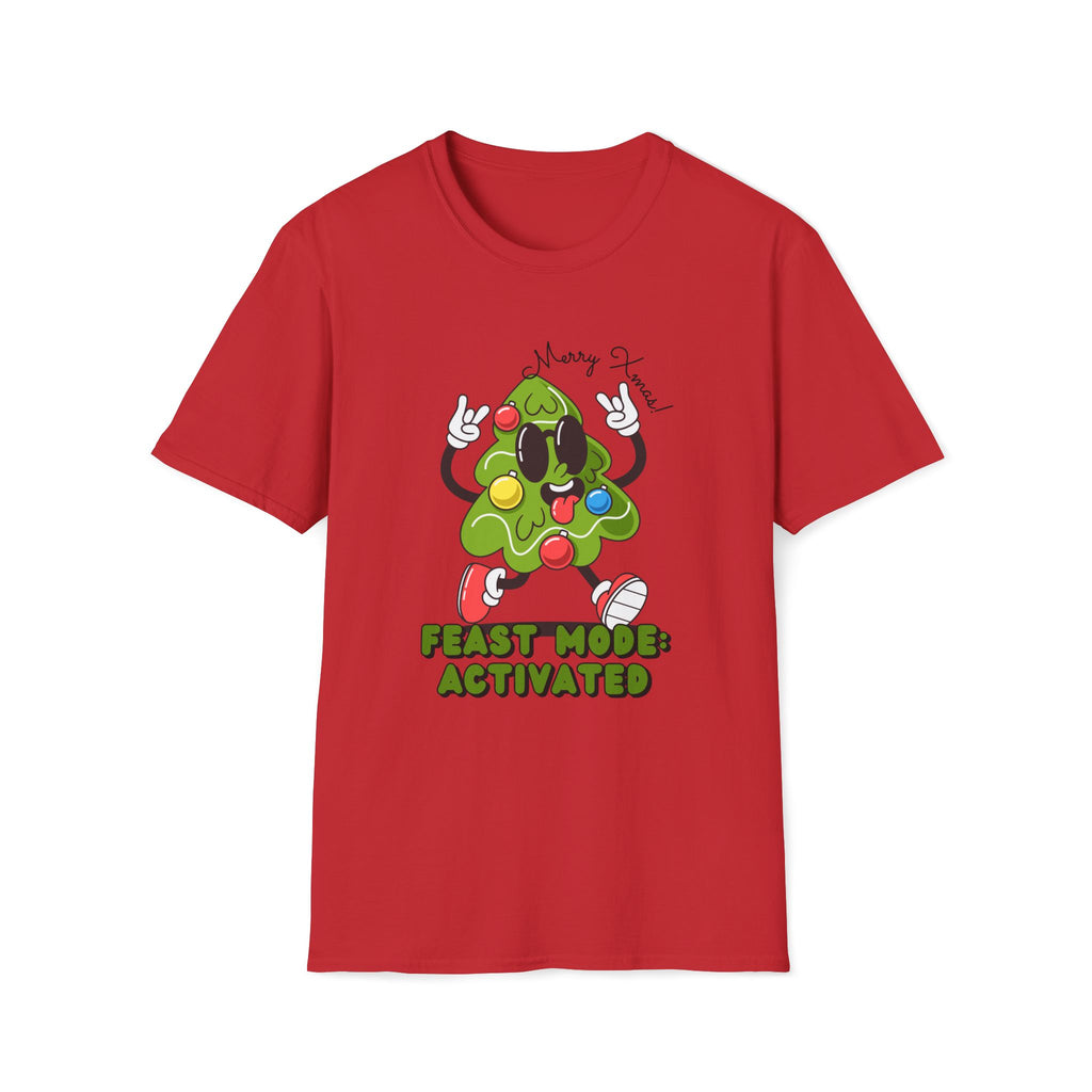 Christmas Feast Mode Activated - Unisex Softstyle T-Shirt