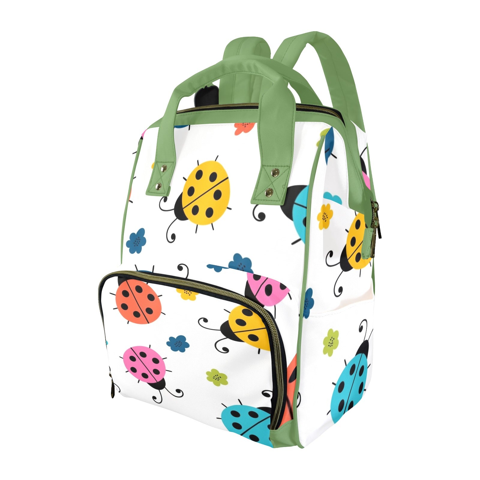 Ladybugs - Multi-Function Backpack, Nappy / Diaper Bag