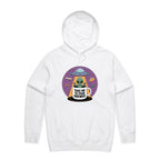 Coffee, Alien, UFO, Take Me To Your Brewer Men's AS Colour Hoodie White Mens Hoodie Coffee Printed In Australia Sci Fi
