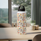 Beach Shack Stainless Steel Water Bottle, Handle Lid Stainless Steel Water Bottle With Handle Lid Globally Fulfilled Surf