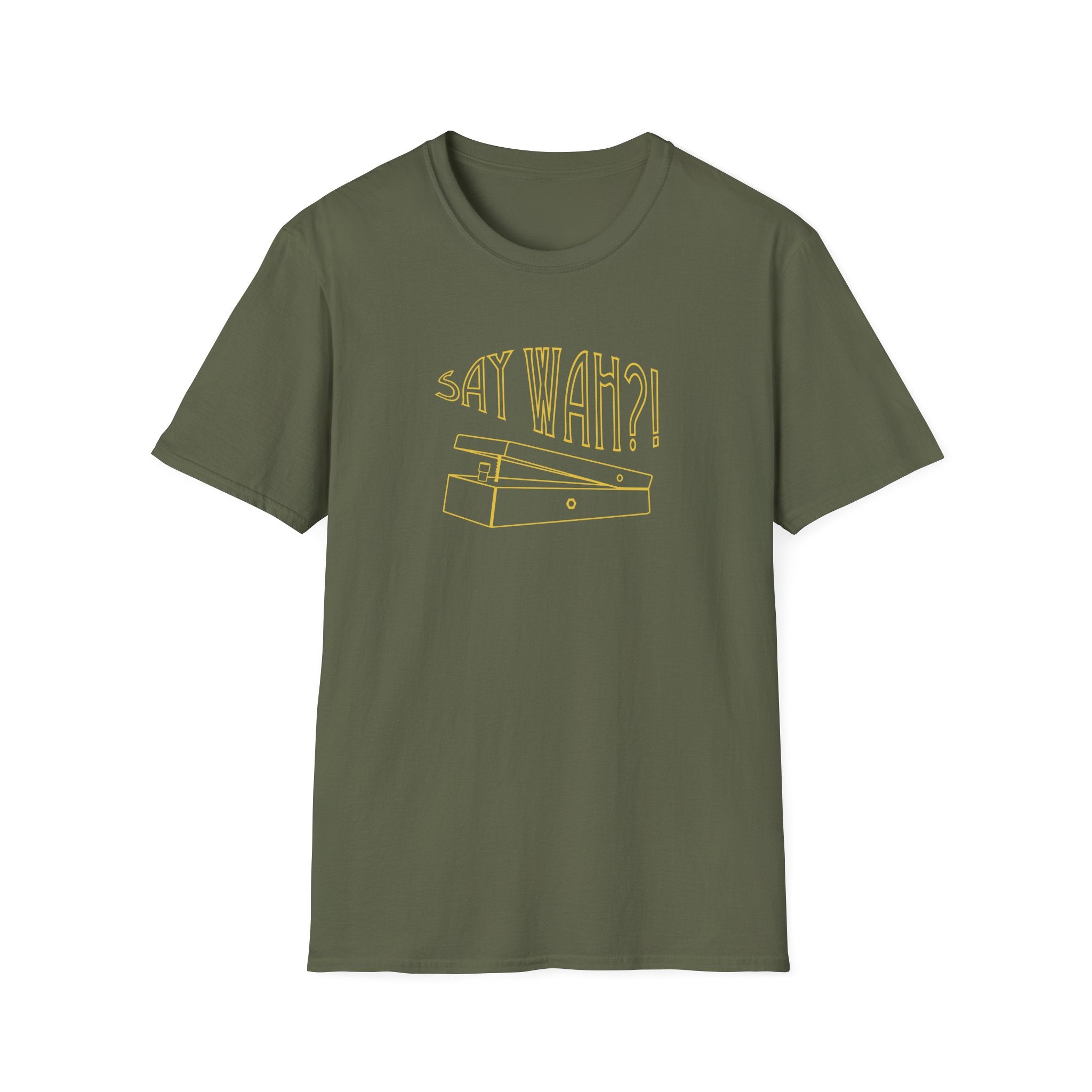 Say Wah, Guitar Pedal - Unisex Softstyle T-Shirt
