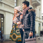 Retro Flowers - Collapsible Shopping Bag