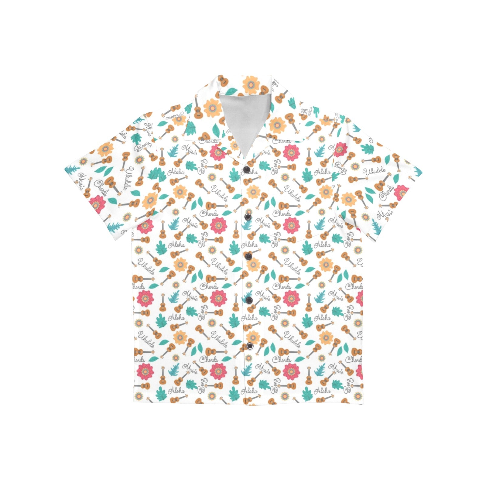 Ukulele Junior Kids Hawaiian Shirt