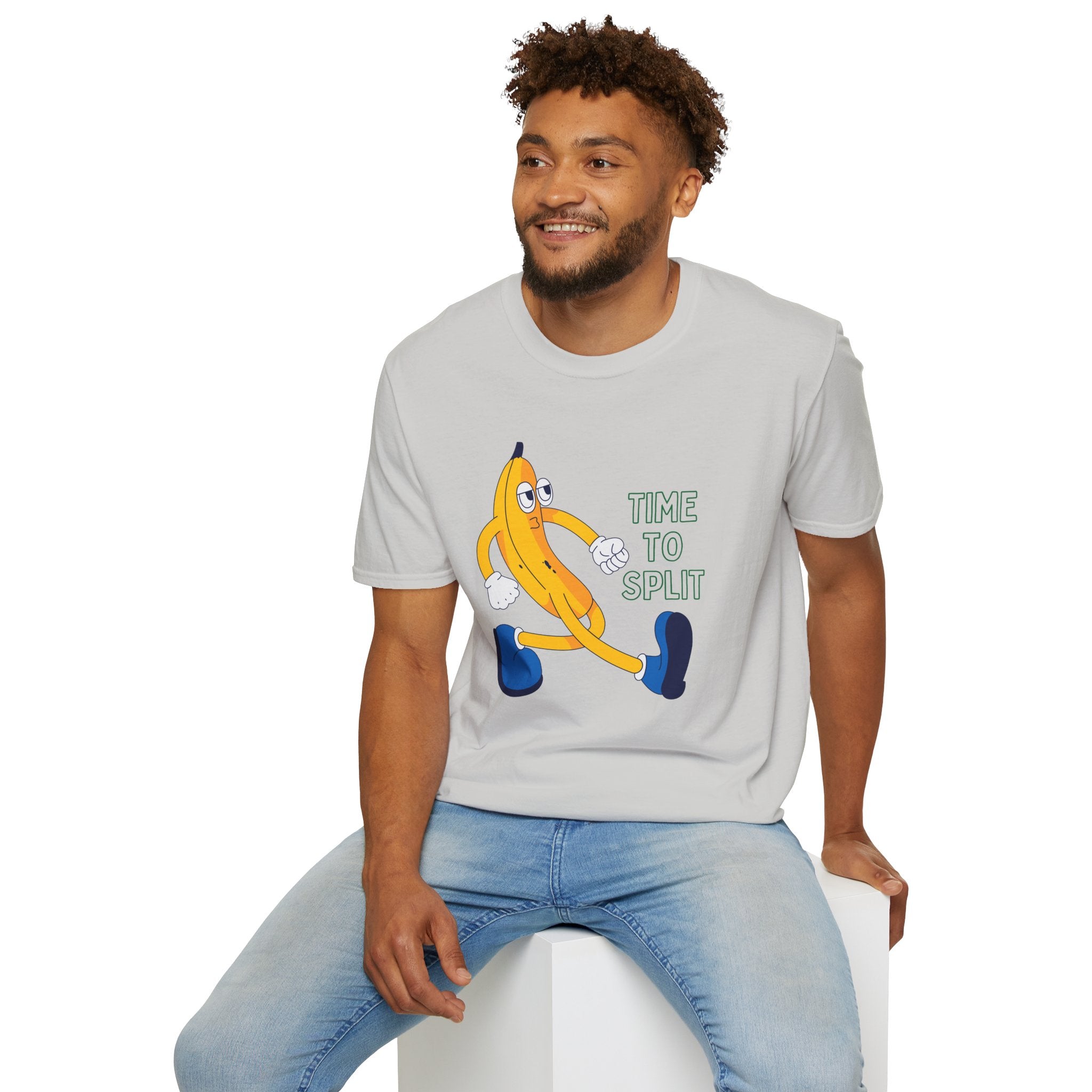 Banana, Time To Split - Unisex Softstyle T-Shirt