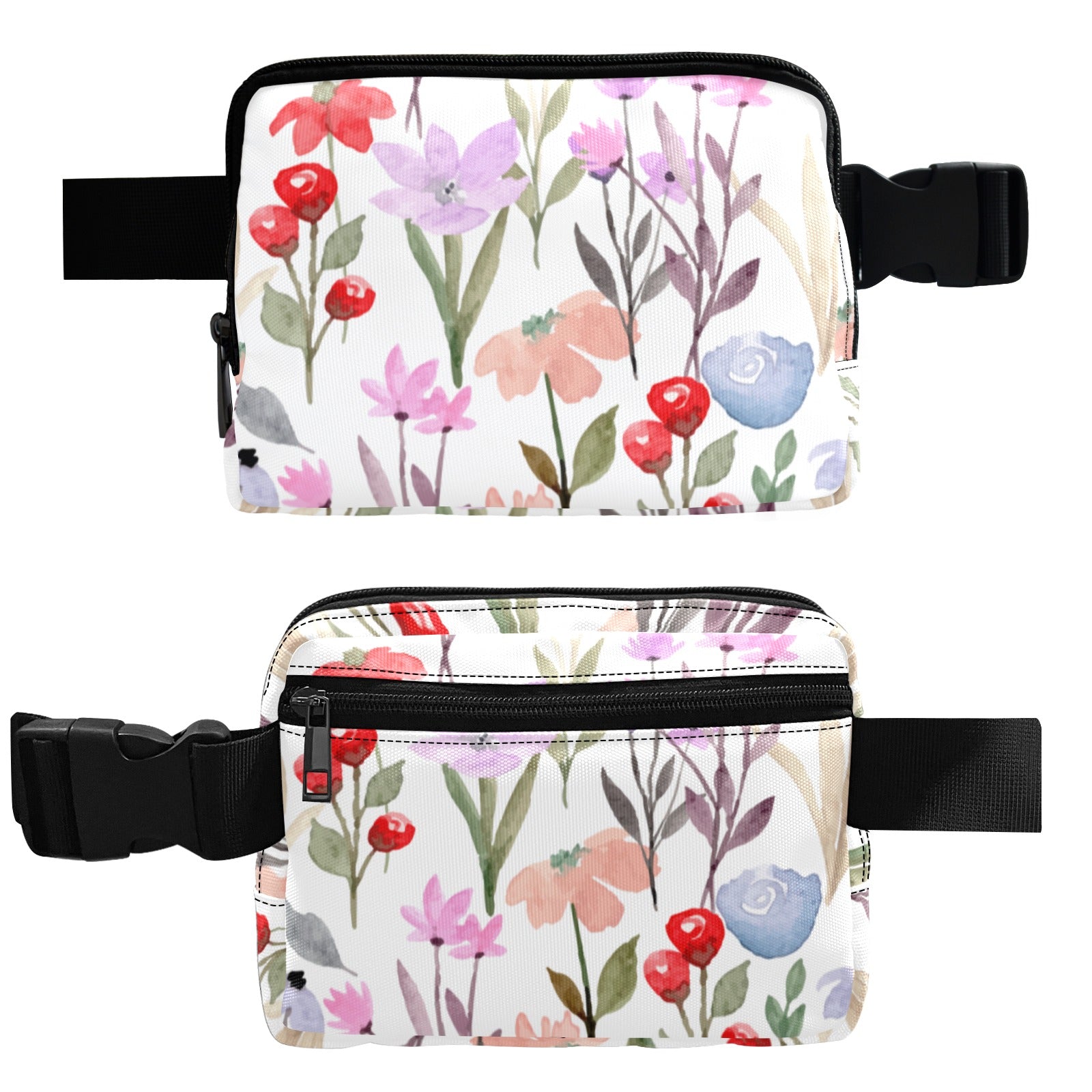 Floral Watercolour - Belt Bag