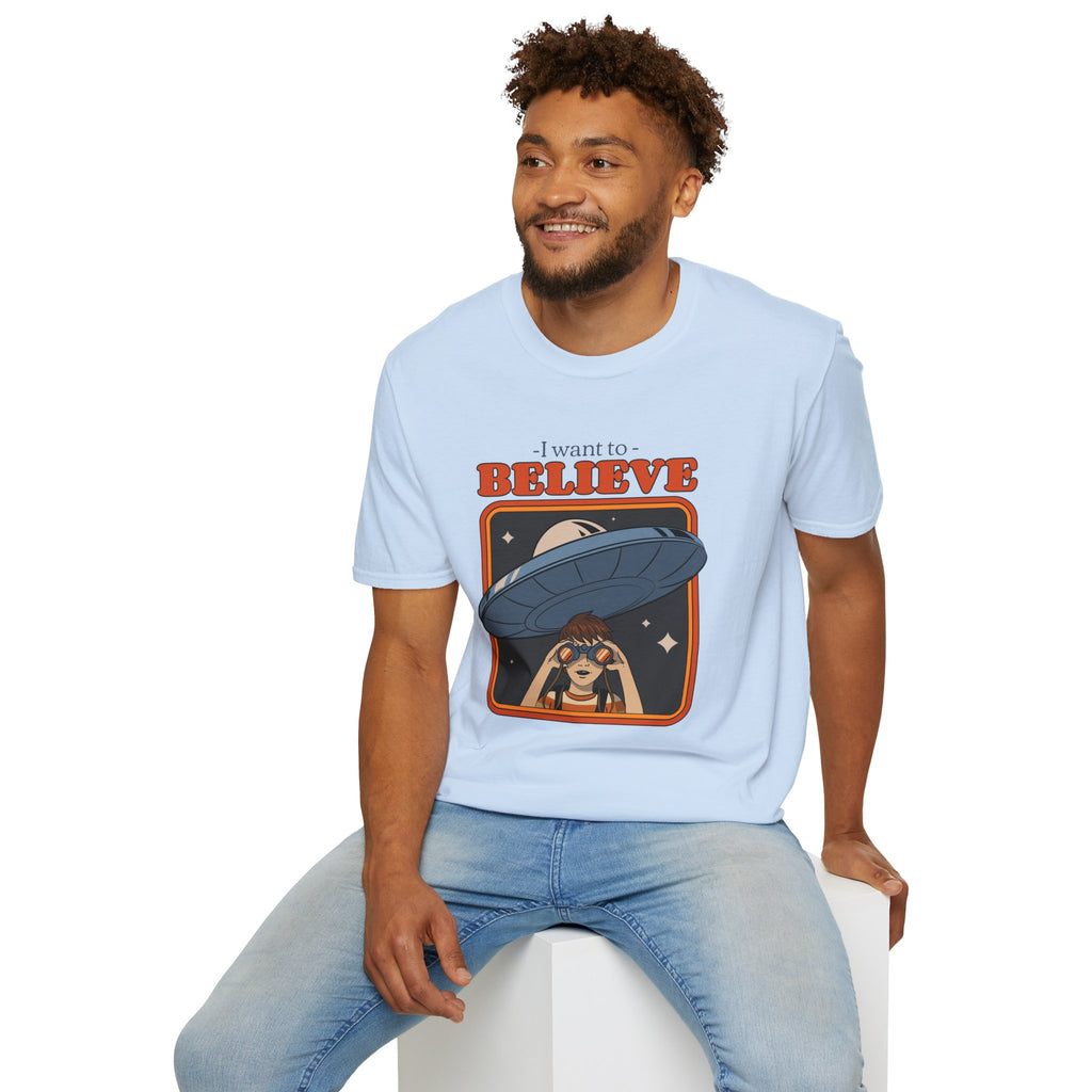 I Want To Believe, UFO - Unisex Softstyle T-Shirt