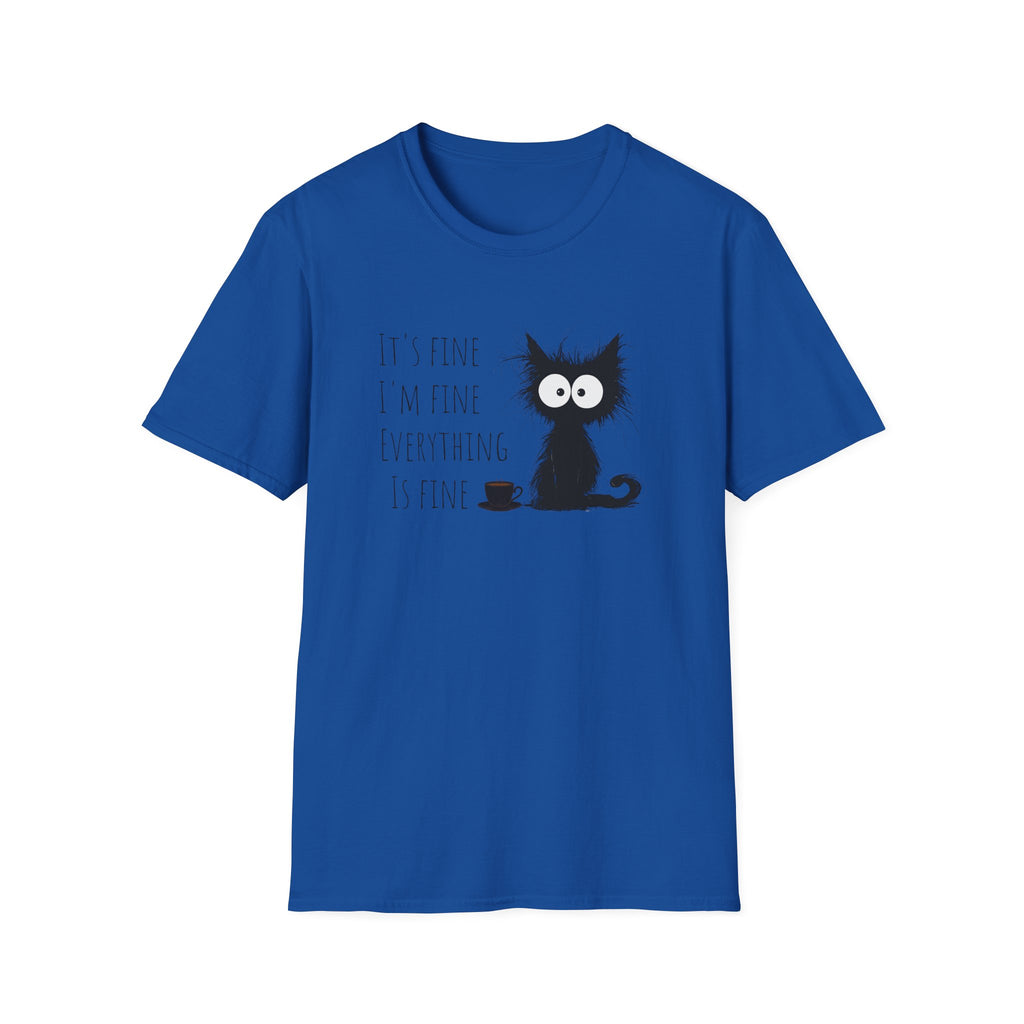 It's Fine, I'm Fine, Everything Is Fine Unisex Softstyle T-Shirt Royal Unisex Adult T-shirt animal Australian Printer