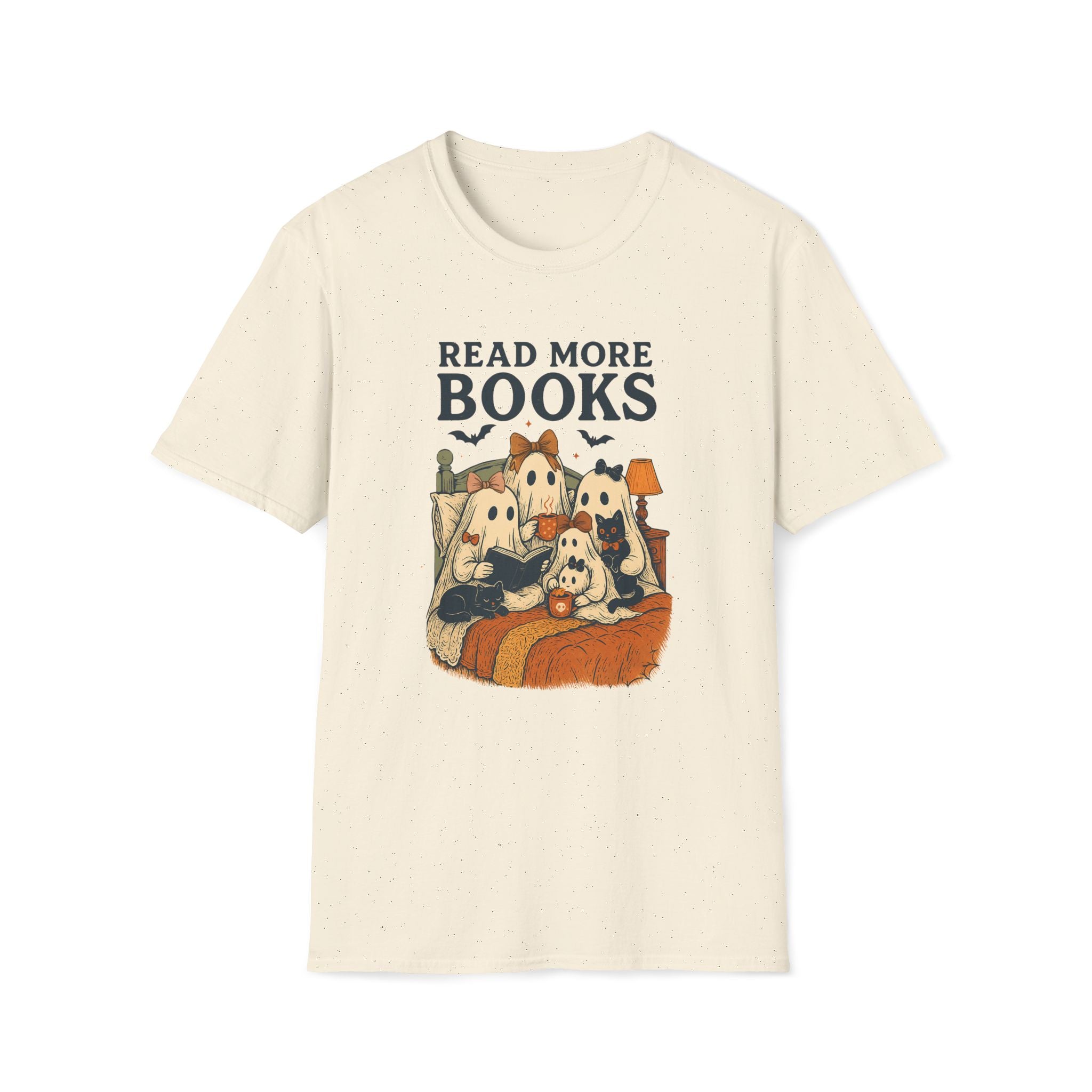 Read More Books, Ghosts - Unisex Softstyle T-shirt