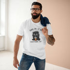Hang On, Let Me Overthink This, Frazzled Cat - Mens Adult Staple Tee