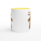 Gingerbread Man, I Can't Feel My Face - White 11oz Ceramic Mug with Colour Inside Christmas Colour Mug Christmas Globally Fulfilled