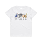 Cute Music Characters Kids AS Colour T-shirt