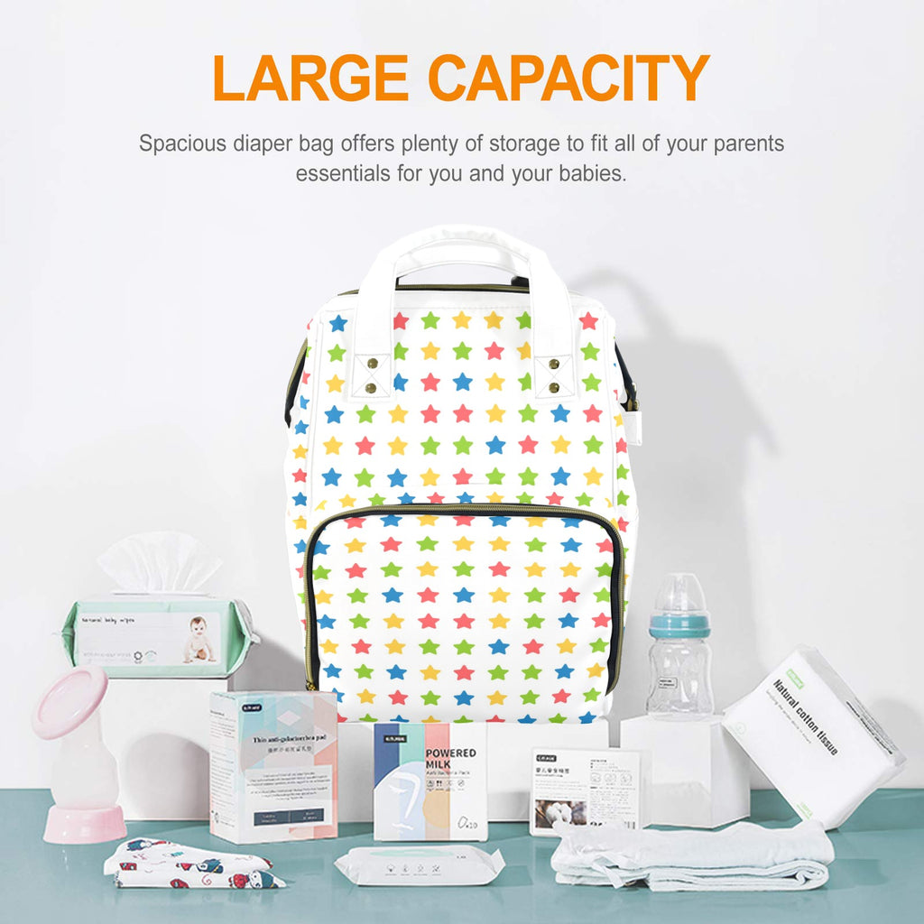 Stars - Multi-Function Backpack, Nappy / Diaper Bag
