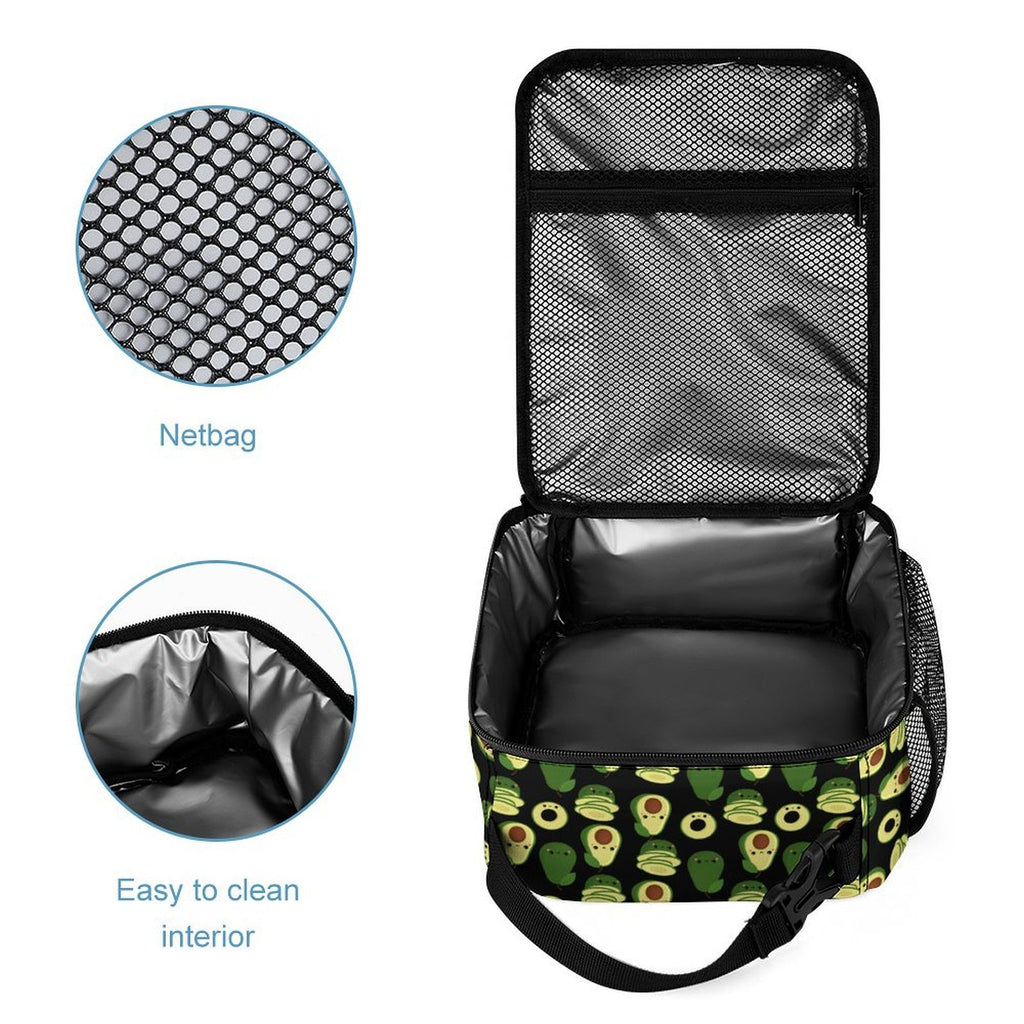 Cute Avocados Backpack, Lunch Bag & Pencil Case Set